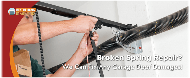 Broken Garage Door Spring Repair Staten Island (718) 550-8085